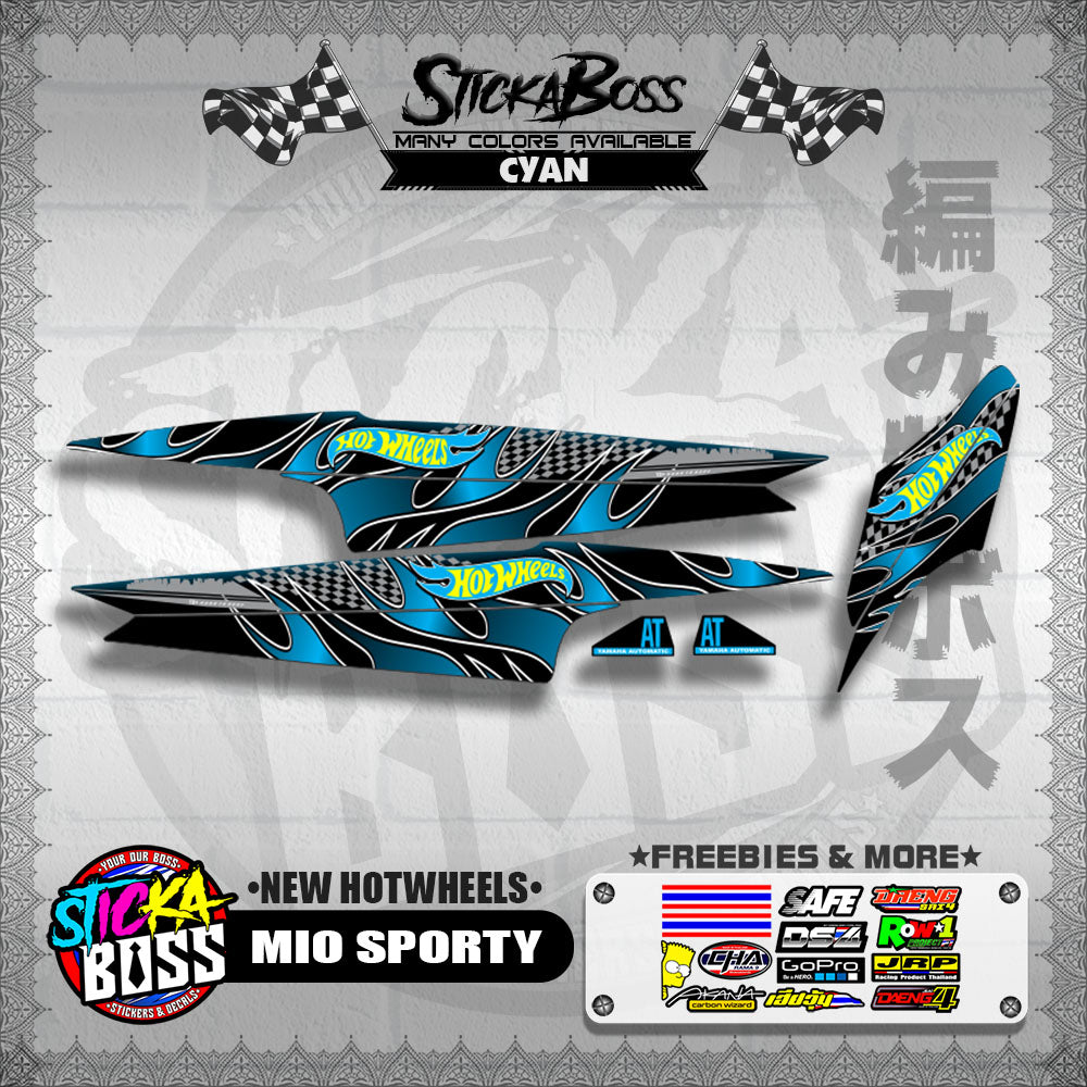 MIO SPORTY DECALS ( NEW HOTWHEELS )【WITH FREEBIES】