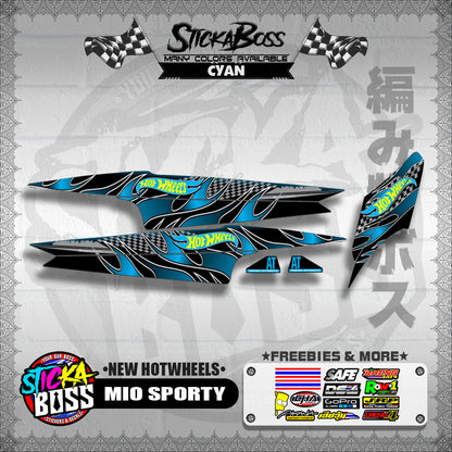MIO SPORTY DECALS ( NEW HOTWHEELS )【WITH FREEBIES】