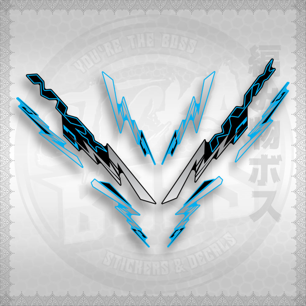 AEROX 155 V2 INDO-MALAY CONCEPT ( NVX ALPHA x OMEGA ) STICKER DECALS By STICKABOSS