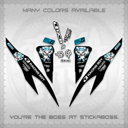 CLICK V2 DECALS (2026 RACE ZOMBIE DESIGN)STICKER DECALS By STICKABOSS