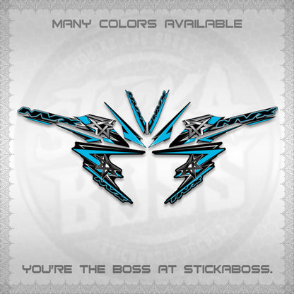 AEROX V3 INDO DECALS (ALPHA TURBO 0002)STICKER DECALS By STICKABOSS