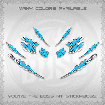 ADV 160 STRIPING FOR WHITE  (1 TONE PUTREA VIRDIAN)STICKER DECALS By STICKABOSS
