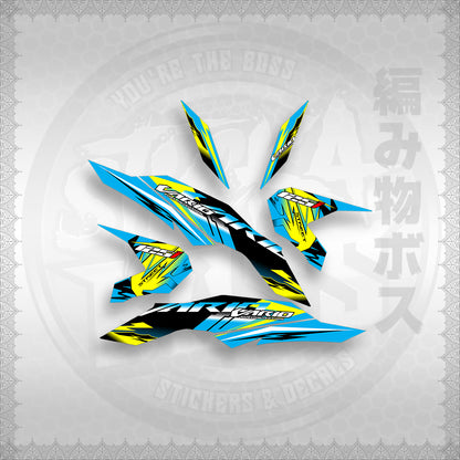 STICKER DECALS for CLICK 125 V3 ( VARIO STREET ) By STICKABOSS (SOFIE LAMINATED WATERPROOF)