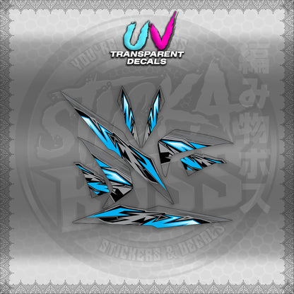 STICKER DECALS for BEAT 110 V2 (INMAUVTRSTMODE) By STICKABOSS (SOFIE LAMINATED WATERPROOF)