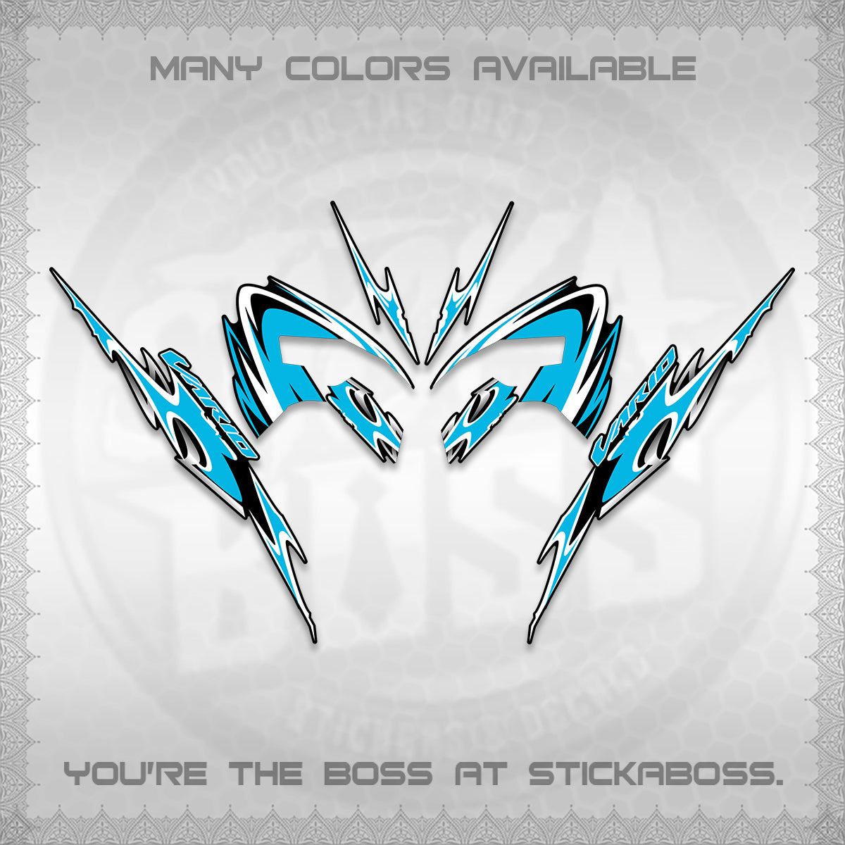 CLICK 125 V3 VARIO STRIPING DECALS (2026 NEW LED DESIGN) STICKER KITS By STICKABOSS