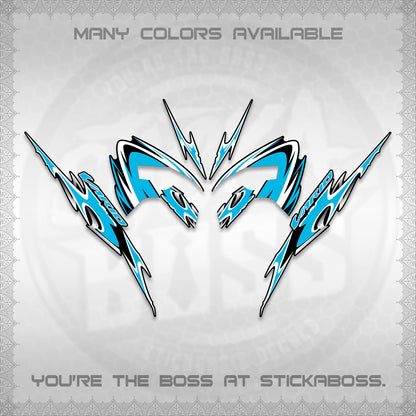 CLICK 125 V3 VARIO STRIPING DECALS (2026 NEW LED DESIGN) STICKER KITS By STICKABOSS