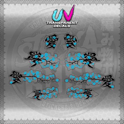 【PREMIUM UV PRINT】TRANSPARENT NMAX V3 TURBO INDO (NV3SAXFLR)【WITH FREEBIES】