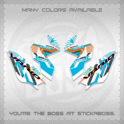 CLICK 125 V3 VARIO FOR WHITE DECALS (2026 STREET STYLE EDITION) STICKER DECALS By STICKABOSS