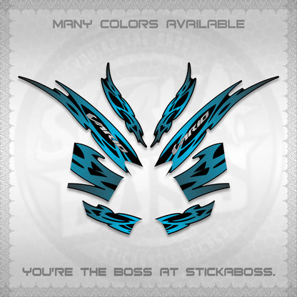 CLICK 125 V2 INDO STRIPING DECALS (2026 NUSANTARA MOTIF) STICKER DECALS By STICKABOSS