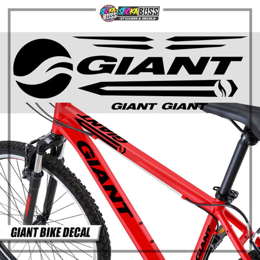 GIANT BIKE DECALS ( VINYL CUT-OUT STICKER DECALS )【Stickaboss】