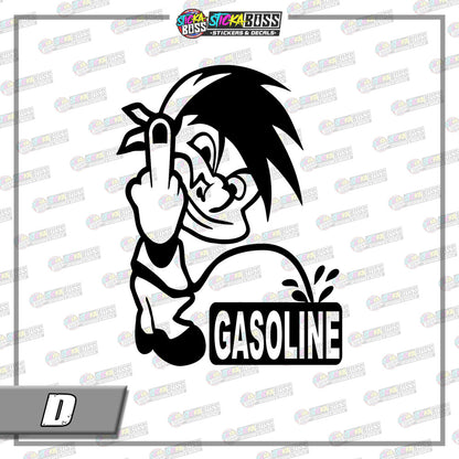 CAR STICKER GAS TANK COVER STICKER