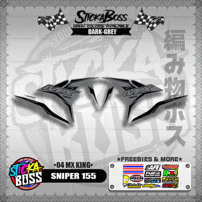 SNIPER 155 DECALS ( 04 MX KING )【WITH FREEBIES】
