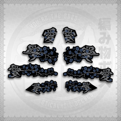 STICKER DECALS for NMAX V3 TURBO INDO (NV3SAXFL) By STICKABOSS (SOFIE LAMINATED WATERPROOF)