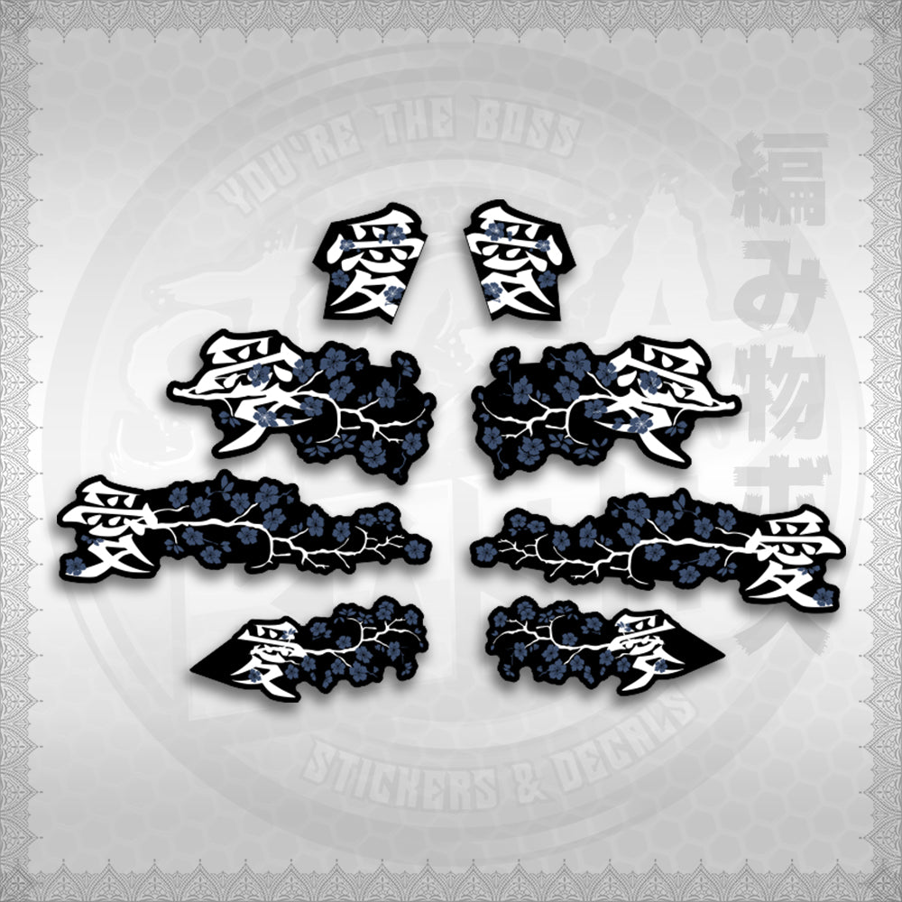 STICKER DECALS for NMAX V3 TURBO INDO (NV3SAXFL) By STICKABOSS (SOFIE LAMINATED WATERPROOF)