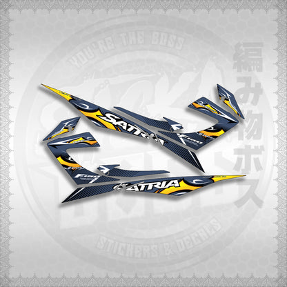 STICKER DECALS for RAIDER 150 REBORN CARB (RRCTHMATH01) By STICKABOSS (SOFIE LAMINATED WATERPROOF)