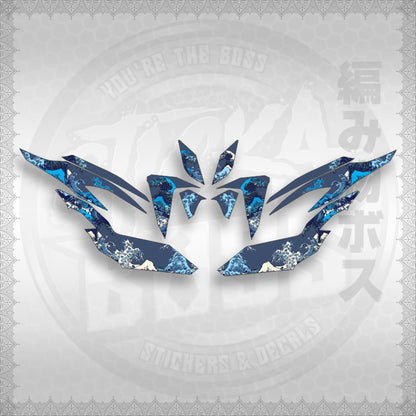 CLICK V2 INDO CONCEPT ( KANAGAWA GREAT WAVE ) STICKER DECALS By STICKABOSS
