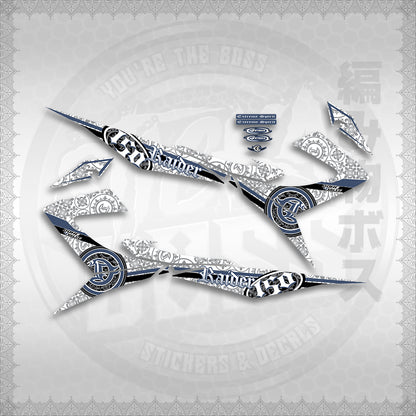 STICKER DECALS for RAIDER 150 REBORN CARB MALAYSIAN (RRCBARAST) By STICKABOSS (SOFIE LAMINATED )