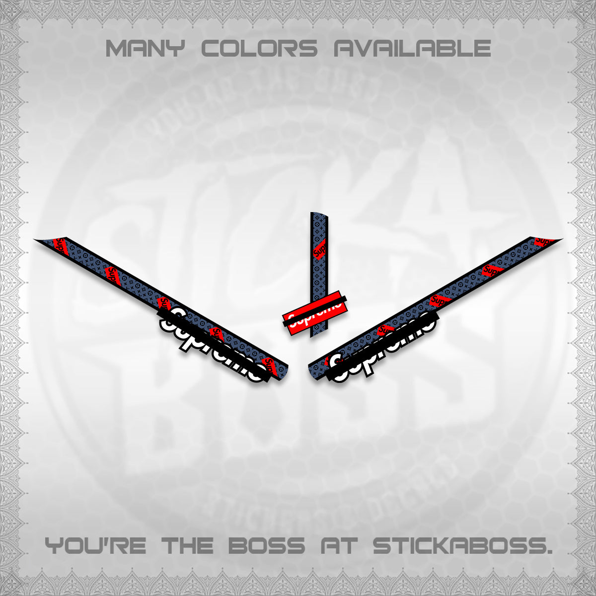 GIORNO 125 DECALS (2026 LUXSUP LV DESIGN) STICKER DECALS BY STICKABOSS