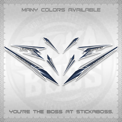 CLICK 160 VARIO FOR WHITE DECALS (2026 SHARP 00-A1 DESIGN)STICKER KITS By STICKABOSS