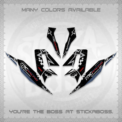 CLICK V4 DECALS (2026 TRC RACING DESIGN)STICKER DECALS By STICKABOSS