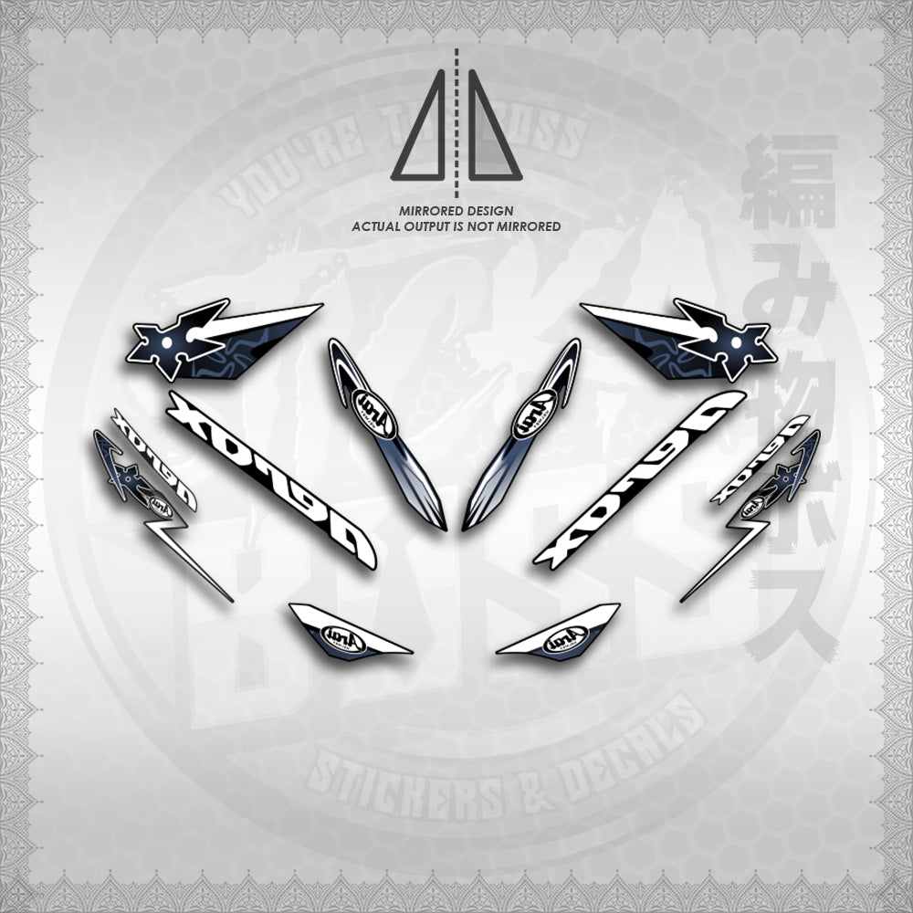 STICKER DECALS for AEROX 155 V1 (AV120ARIN02) By STICKABOSS (SOFIE LAMINATED WATERPROOF) (Copy) (Copy)