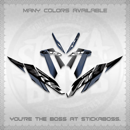 CLICK 125 V4 MALAYSIAN VARIO DECALS (2020 DESIGN) STICKER DECALS By STICKABOSS