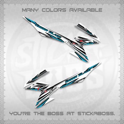 RAIDER BLADE 150 FOR WHITE DECAL(2026 NEW SHARP)STICKER DECALS By STICKABOSS