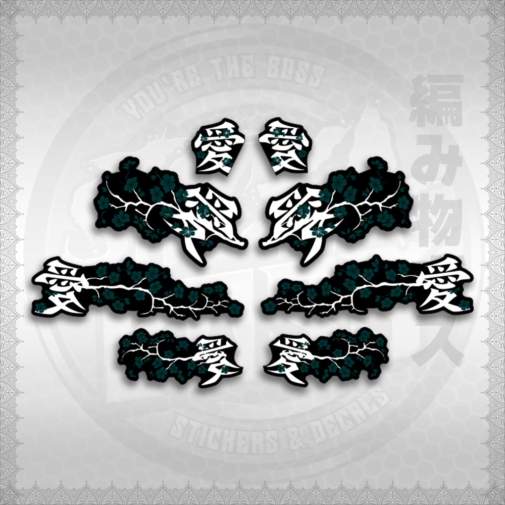 STICKER DECALS for NMAX V1 INDO (NV1SAXFL) By STICKABOSS (SOFIE LAMINATED WATERPROOF)