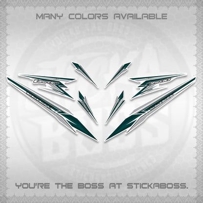CLICK 160 VARIO FOR WHITE DECALS (2026 SHARP 00-A1 DESIGN)STICKER KITS By STICKABOSS