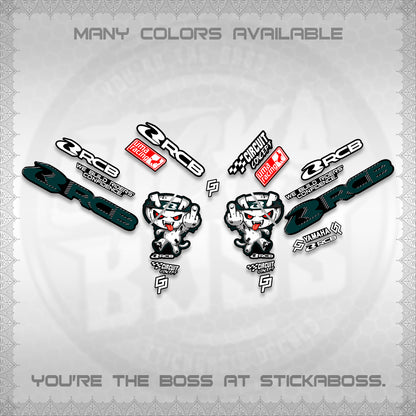 AEROX V2 DECALS (2026 RACE ZOMBIE DESIGN) STICKER DECALS By STICKABOSS