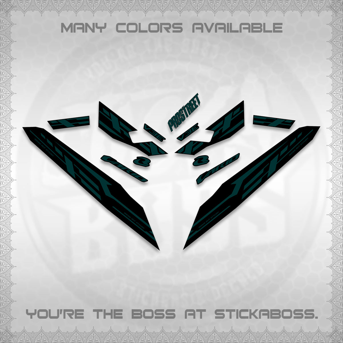 CLICK V3 VARIO DECALS (2026 V3E 001 DESIGN)STICKER DECALS By STICKABOSS