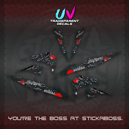 BEAT V2 UV TRANSPARENT INDO DECALS (2026 SAKURA NEW STYLE)STICKER DECALS By STICKABOSS
