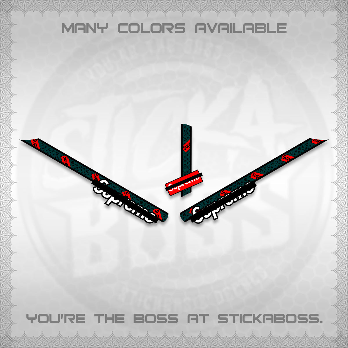 GIORNO 125 DECALS (2026 LUXSUP LV DESIGN) STICKER DECALS BY STICKABOSS