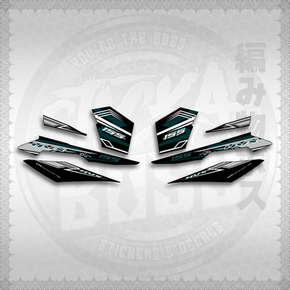 STICKER DECALS for AEROX V3 ALPHA TURBO INDO (AV3NVRAST) By STICKABOSS (SOFIE LAMINATED WATERPROOF)