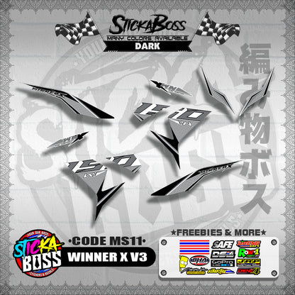 WINNER X V3 DECALS ( CODE MS11 )【WITH FREEBIES】