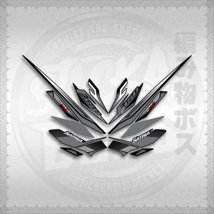 STICKER DECALS for RAIDER 150 FI THAI (RFISATH03DE) By STICKABOSS (SOFIE LAMINATED WATERPROOF)