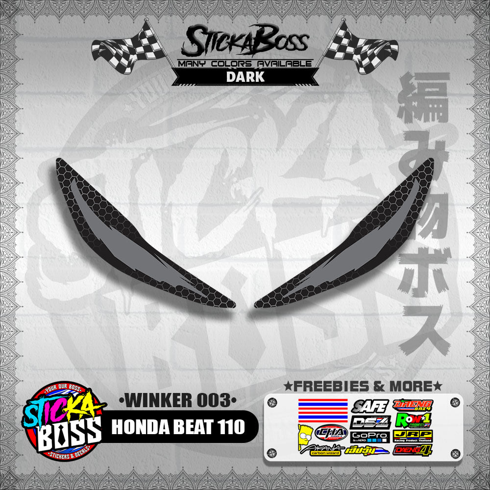 BEAT 110 FI V2 (WINKER 003) TRANSPARENT【WITH FREEBIES】
