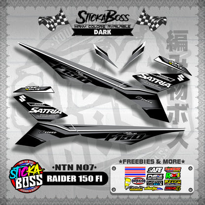 RAIDER 150 FI DECALS ( NTN N07 )【WITH FREEBIES】