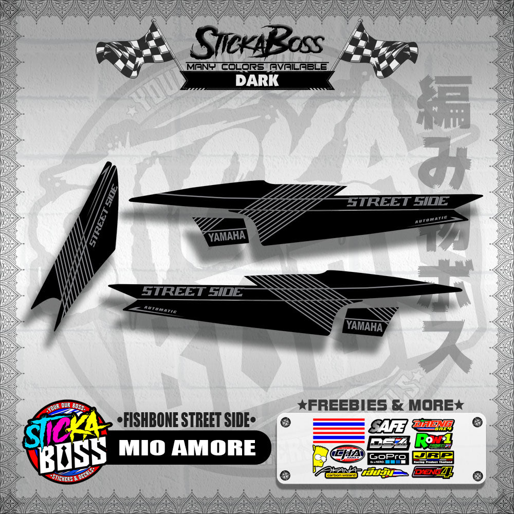 MIO AMORE DECALS ( FISHBONE STREET SIDE )【WITH FREEBIES】