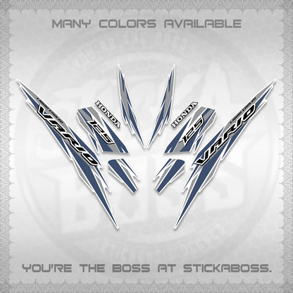 CLICK 125 V3 INDO FOR WHITE DECALS (2024 SV 22-A1 STYLE) STICKER KITS By STICKABOSS