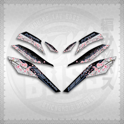 STICKER DECALS for NMAX V3 TURBO INDO (NV3SAIN) By STICKABOSS (SOFIE LAMINATED WATERPROOF)