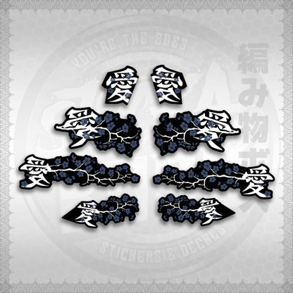 STICKER DECALS for NMAX V3 TURBO INDO (NV3SAXFL) By STICKABOSS (SOFIE LAMINATED WATERPROOF)