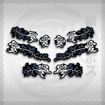 STICKER DECALS for NMAX V2 INDO (NV2SAXFL) By STICKABOSS (SOFIE LAMINATED WATERPROOF)