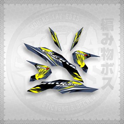 STICKER DECALS for CLICK 125 V3 ( VARIO STREET ) By STICKABOSS (SOFIE LAMINATED WATERPROOF)