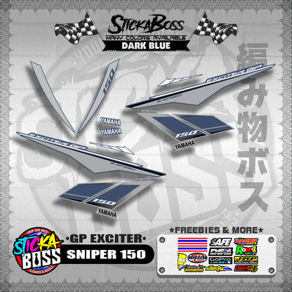 SNIPER 150 STOCK DECALS ( GP EXCITER )【WITH FREEBIES】