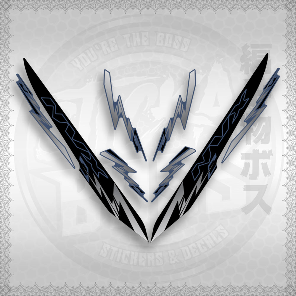 AEROX 155 V1 INDO-MALAY CONCEPT ( NVX ALPHA x OMEGA ) STICKER DECALS By STICKABOSS