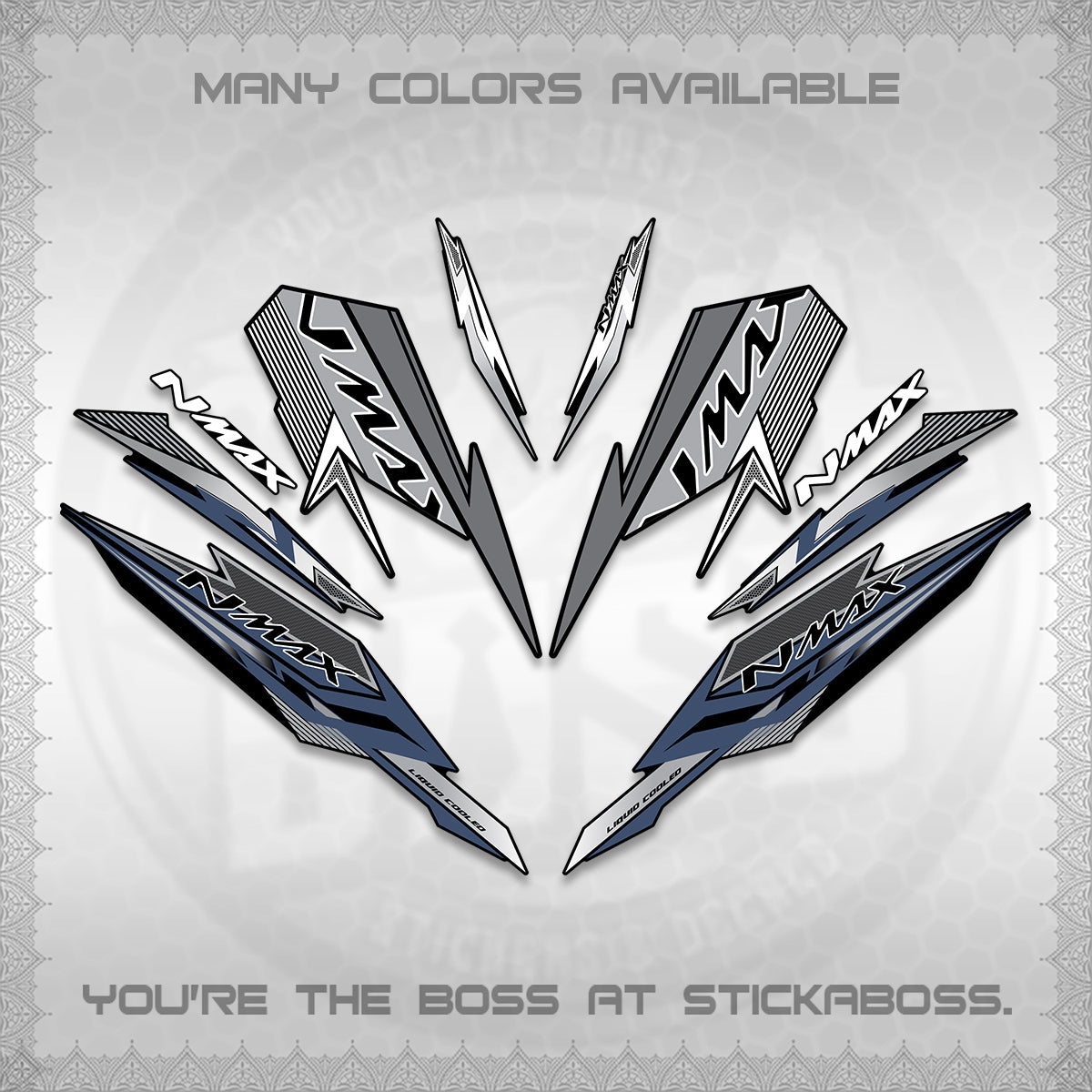NMAX V2 DECALS (2026 VARIO STYLE) STICKER DECALS By STICKABOSS