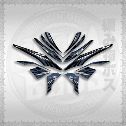 STICKER DECALS for SNIPER 135 MX JUPITER (S13509FICUBO)By STICKABOSS (SOFIE LAMINATED WATERPROOF)