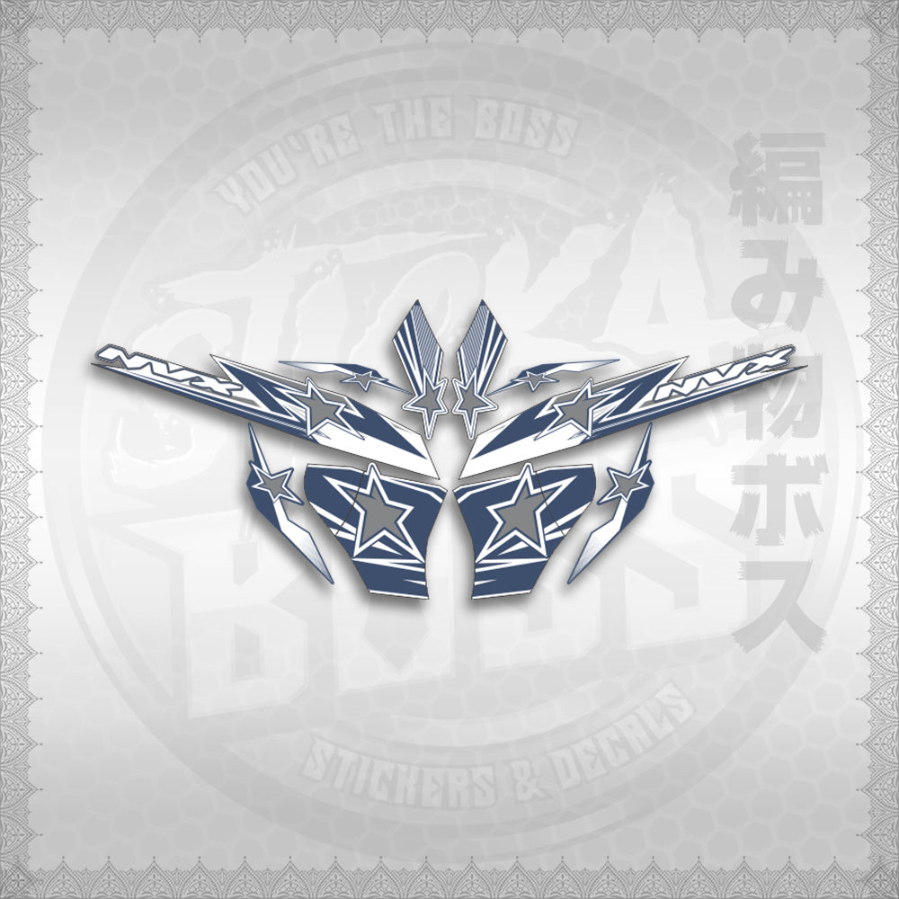 STICKER DECALS for AEROX 155 V2 FOR WHITE (AV220STAP) By STICKABOSS (SOFIE LAMINATED WATERPROOF)