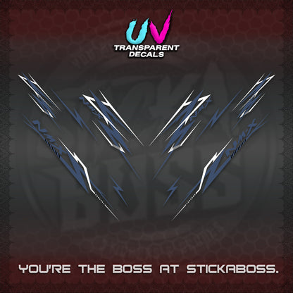NMAX V2 UV TRANSPARENT DECALS (2024 NM A8 STYLE) STICKER DECALS By STICKABOSS